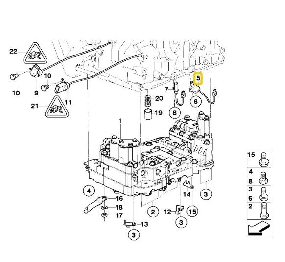 Mini Auto Trans Speed Sensor - Input 24157551107